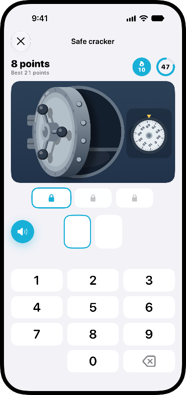 Crack the Code: Type the combination you heard